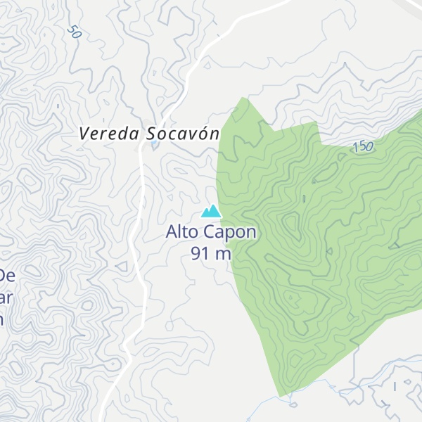 Map of Alto Capon