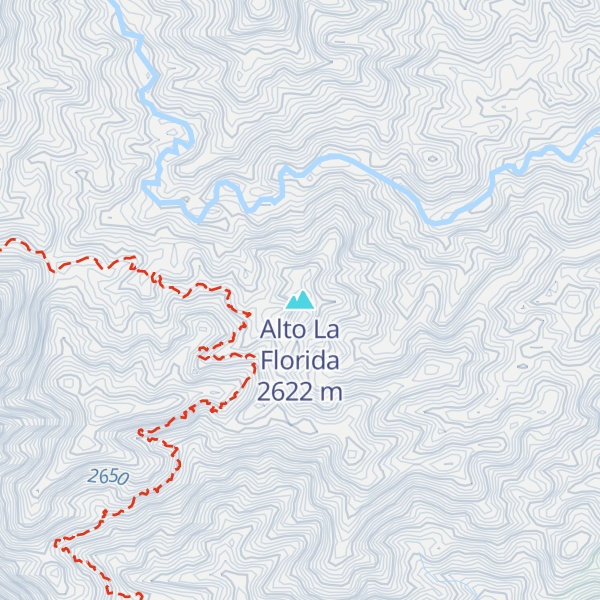 Map of Alto La Florida