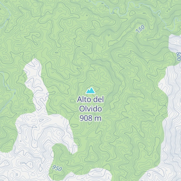 Map of Alto del Olvido