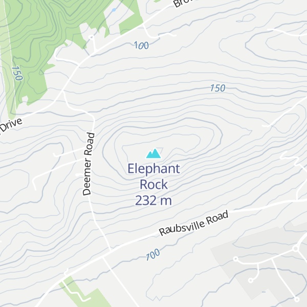 Map of Elephant Rock