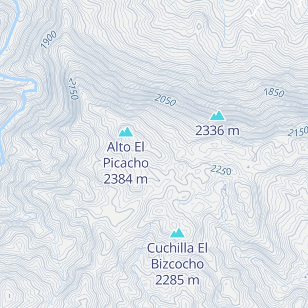 Map of Alto Los Corrales