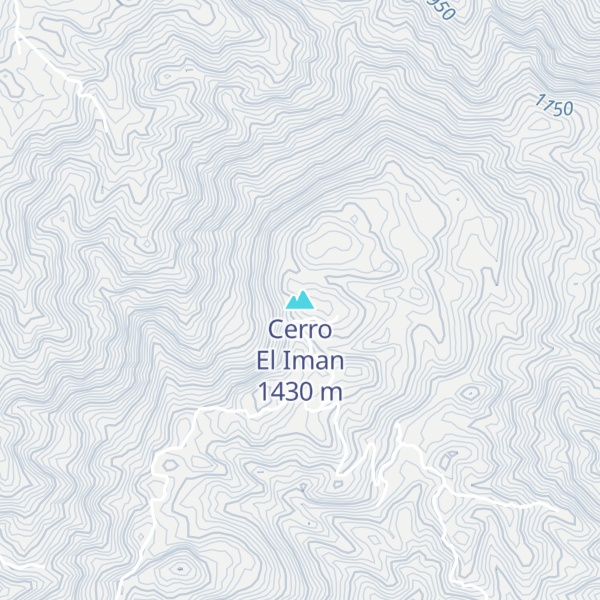 Map of Cerro El Iman