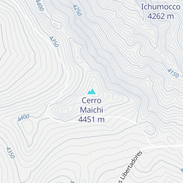 Map of Cerro Maichi