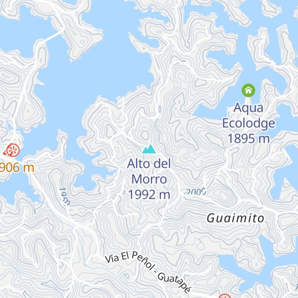 Map of Alto del Morro