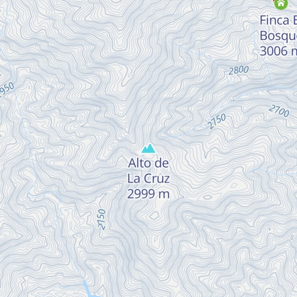 Map of Alto de La Cruz