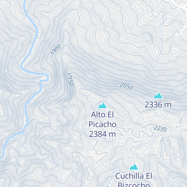 Map of Cuchilla Picacho