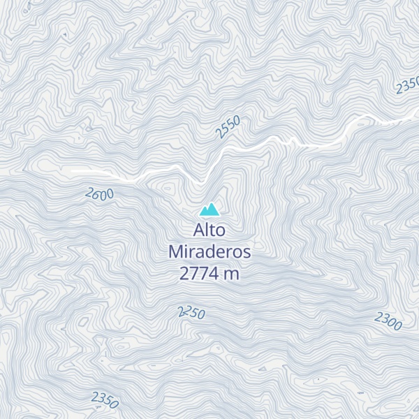 Map of Alto Miraderos