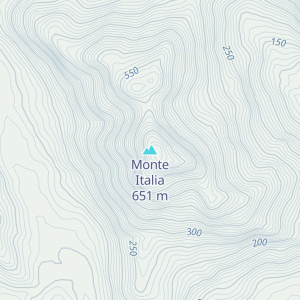 Map of Monte Italia