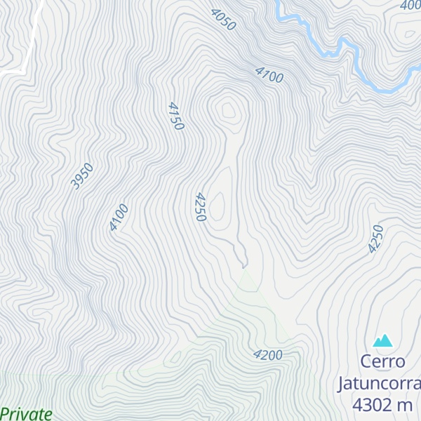 Map of Cerro Chuchin