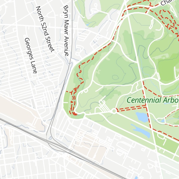 Map of Georges Hill