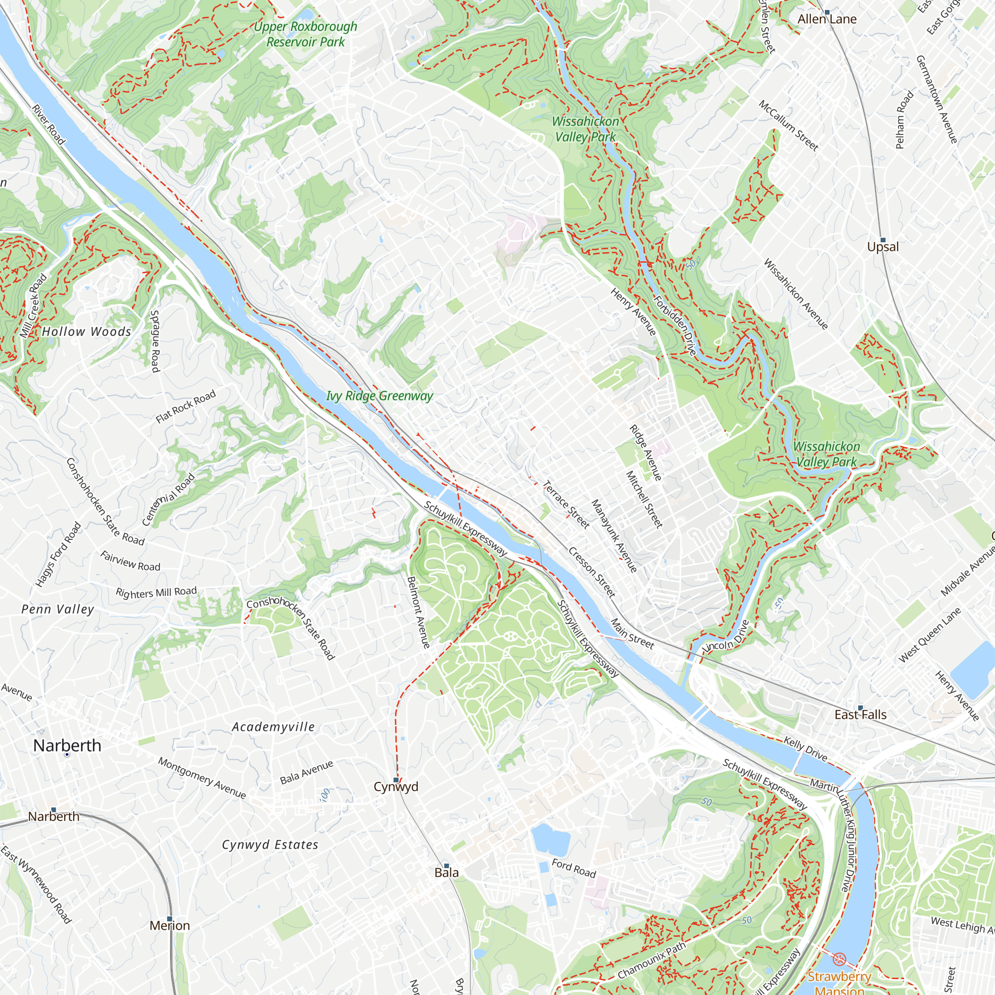 Manayunk Welcome Center map