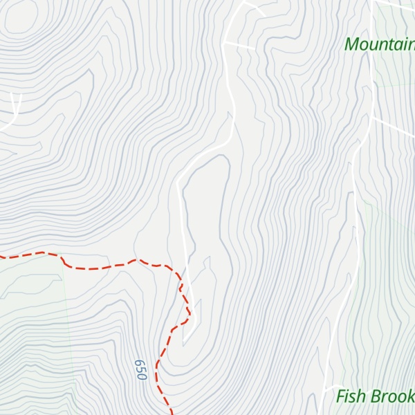 Map of Tower Mountain