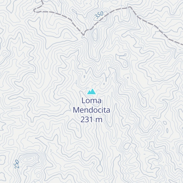 Map of Loma Mendocita