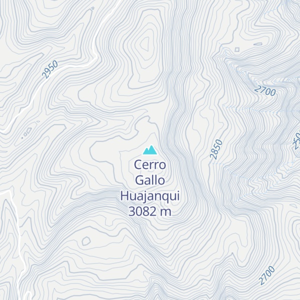 Map of Cerro Gallo Huajanqui