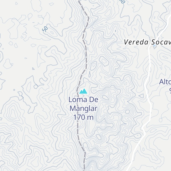 Map of Lomas De Manglar