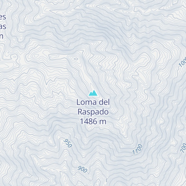 Map of Loma del Raspado
