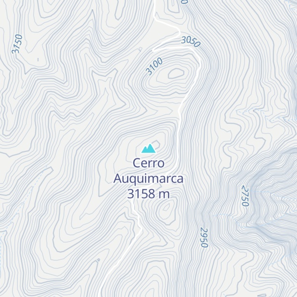Map of Cerro Auquimarca