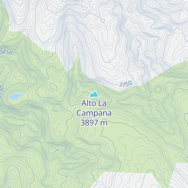 Map of Alto La Campana