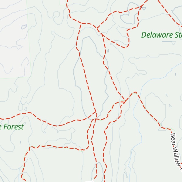 Map of Big Dam Ridge
