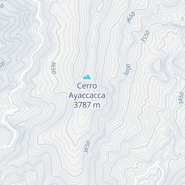 Map of Cerro Ayajaja