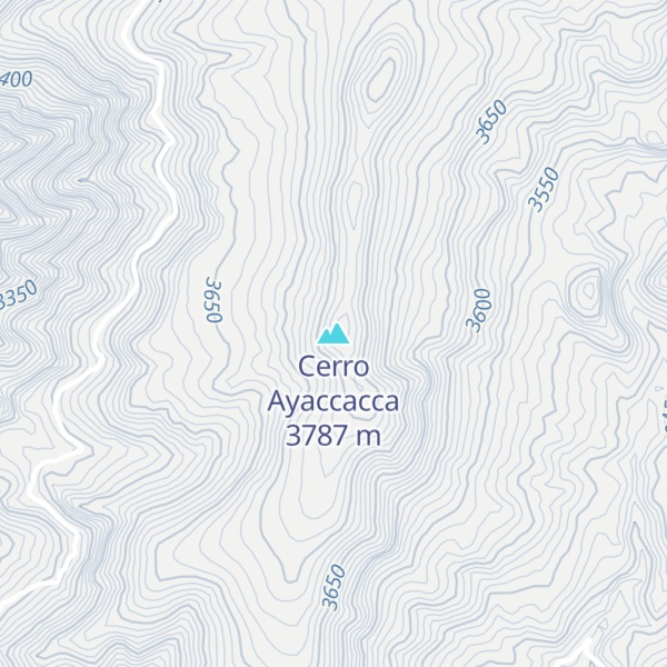Map of Cerro Ayaccacca