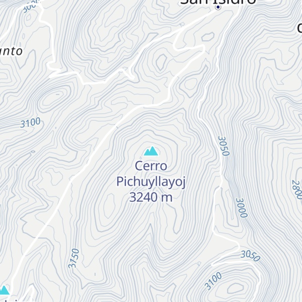 Map of Cerro Pichuyllayoj