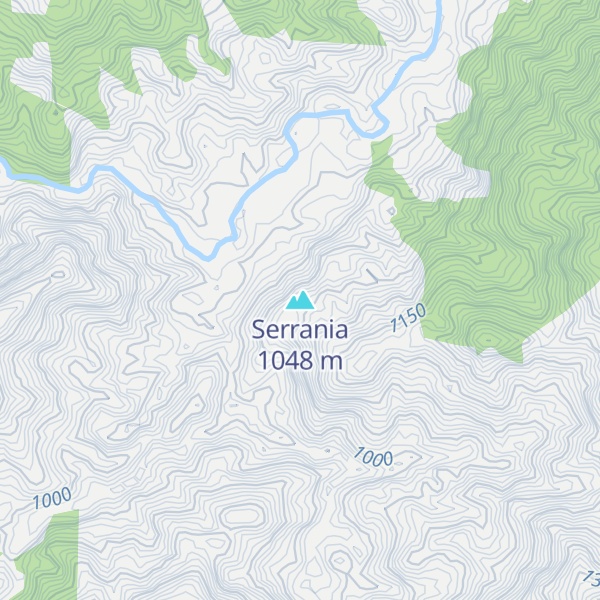 Map of Serrania