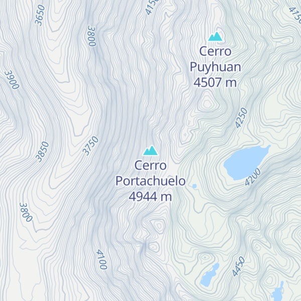Map of Cerro Portachuelo