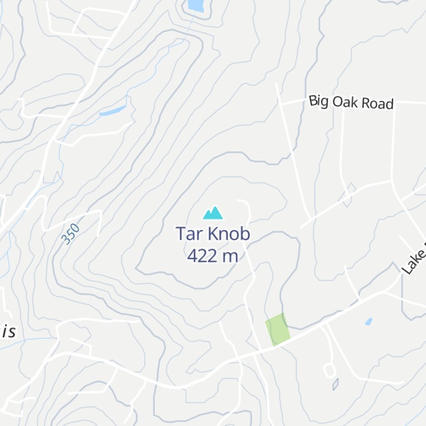 Map of Tar Knob