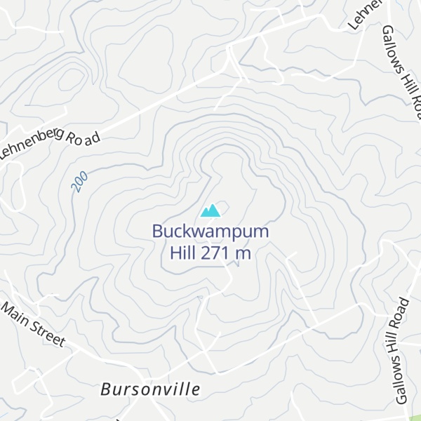 Map of Buckwampum Hill