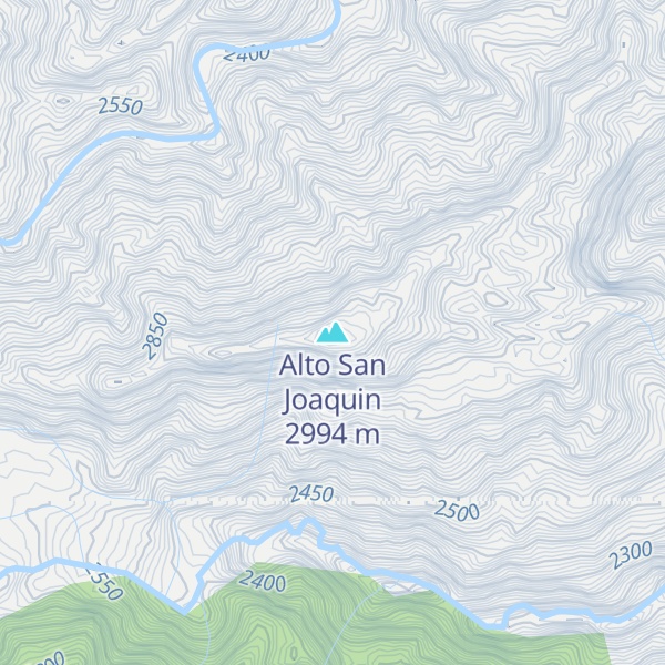 Map of Alto San Joaquin