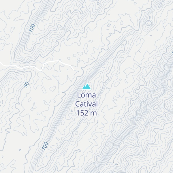 Map of Loma Catival