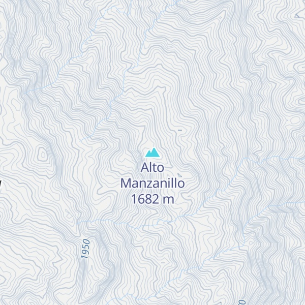 Map of Alto Manzanillo