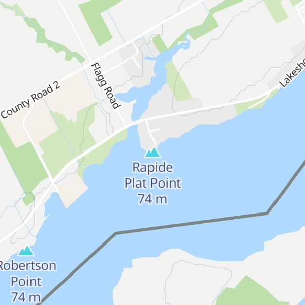 Map of Rapide Plat Point