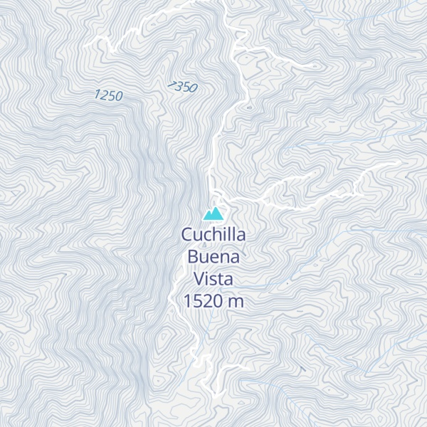 Map of Cuchilla Buena Vista