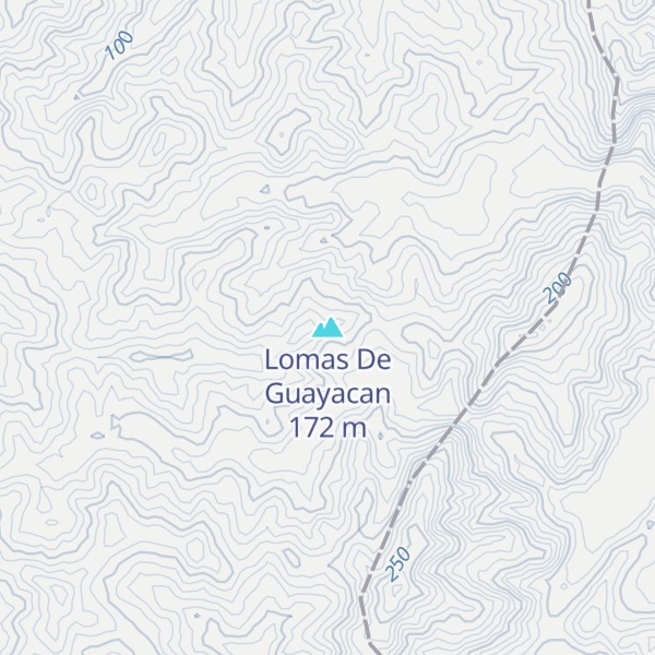 Map of Lomas De Guayacan