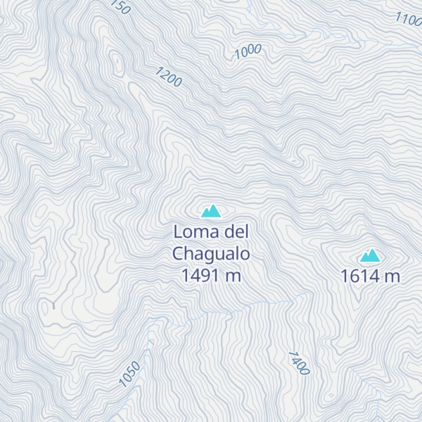 Map of Loma del Chagualo