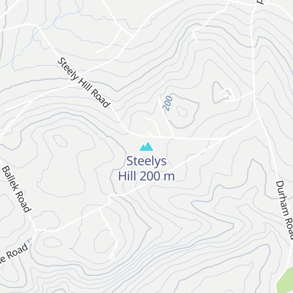 Map of Steelys Hill