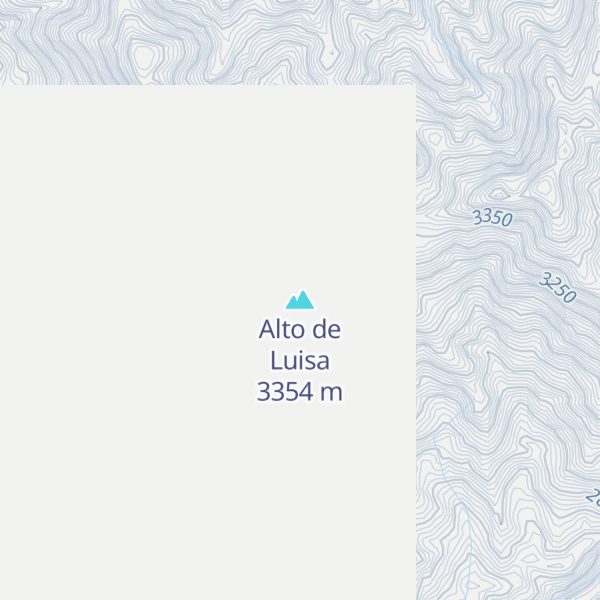 Map of Alto de Luisa
