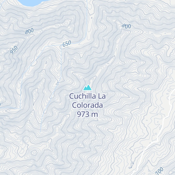 Map of Cuchilla La Colorada