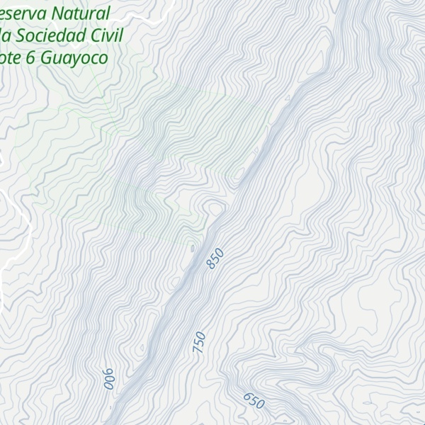 Map of Cuchilla Caicedo