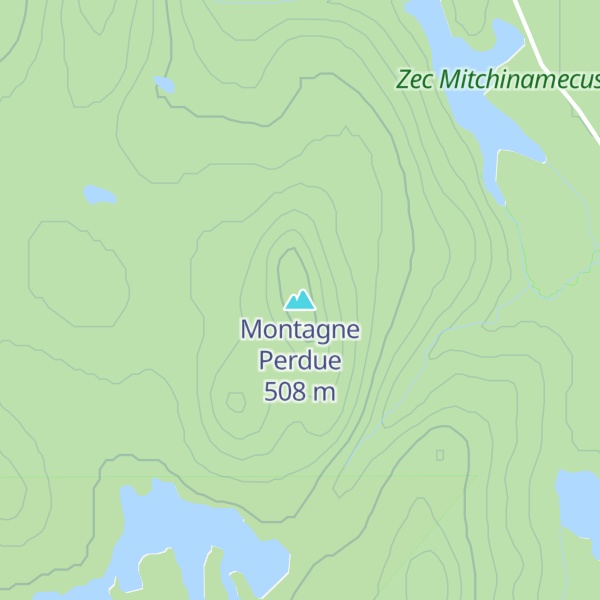Map of Montagne Perdue