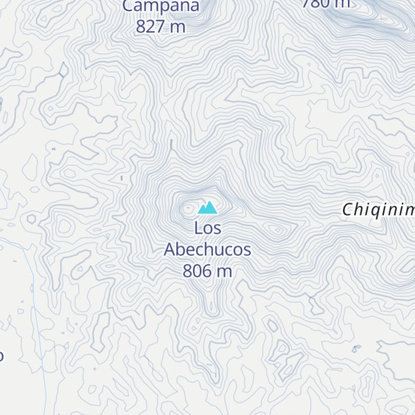 Map of Los Abechucos