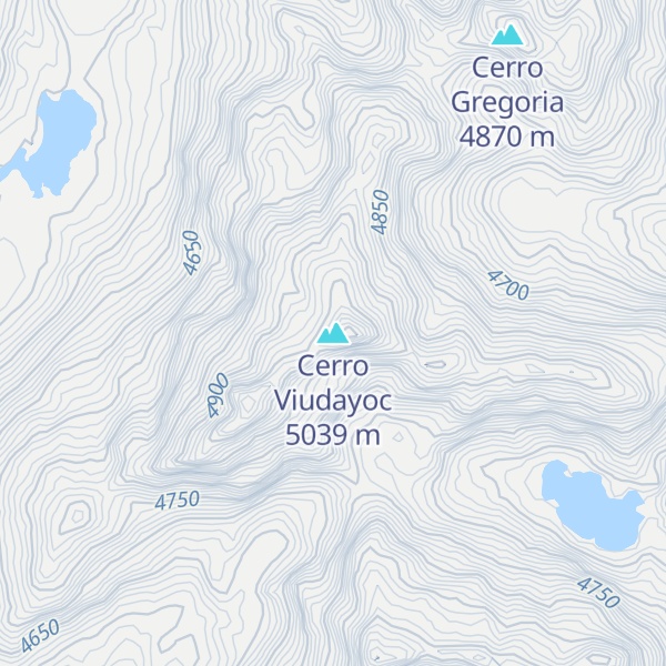 Map of Cerro Viudayoc