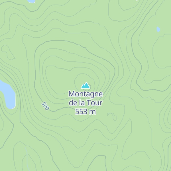 Map of Montagne de la Tour
