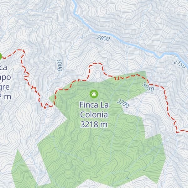 Map of Finca La Colonia