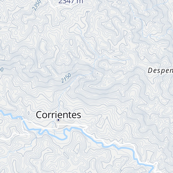 Map of Alto Los Cachos