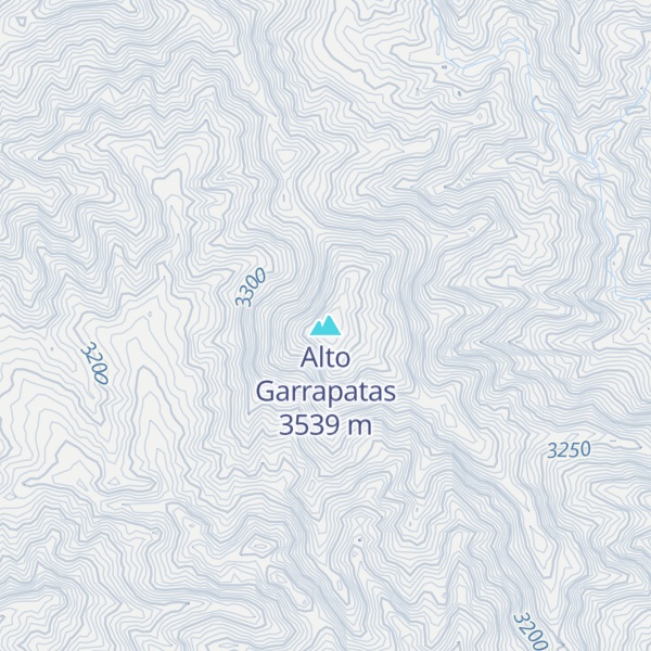 Map of Alto Garrapatas