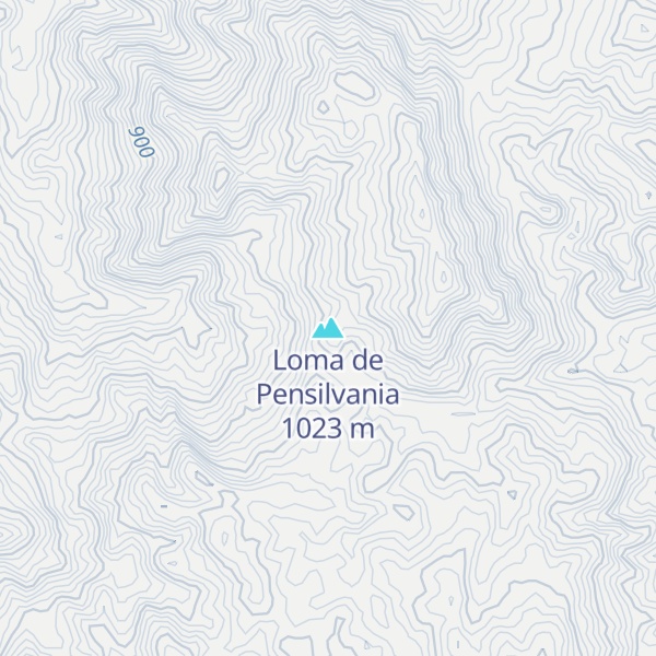 Map of Loma de Pensilvania