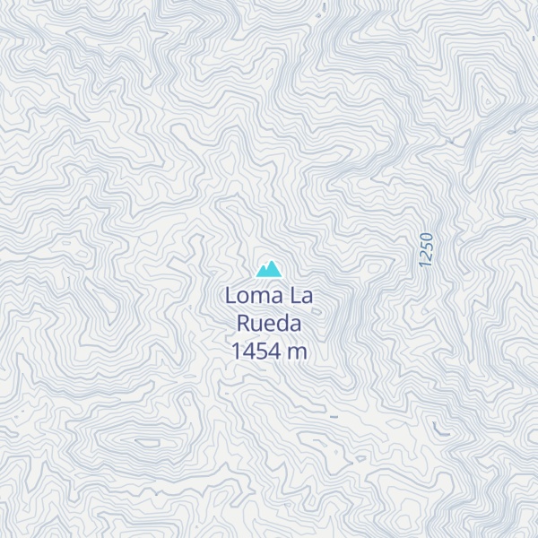 Map of Loma La Rueda